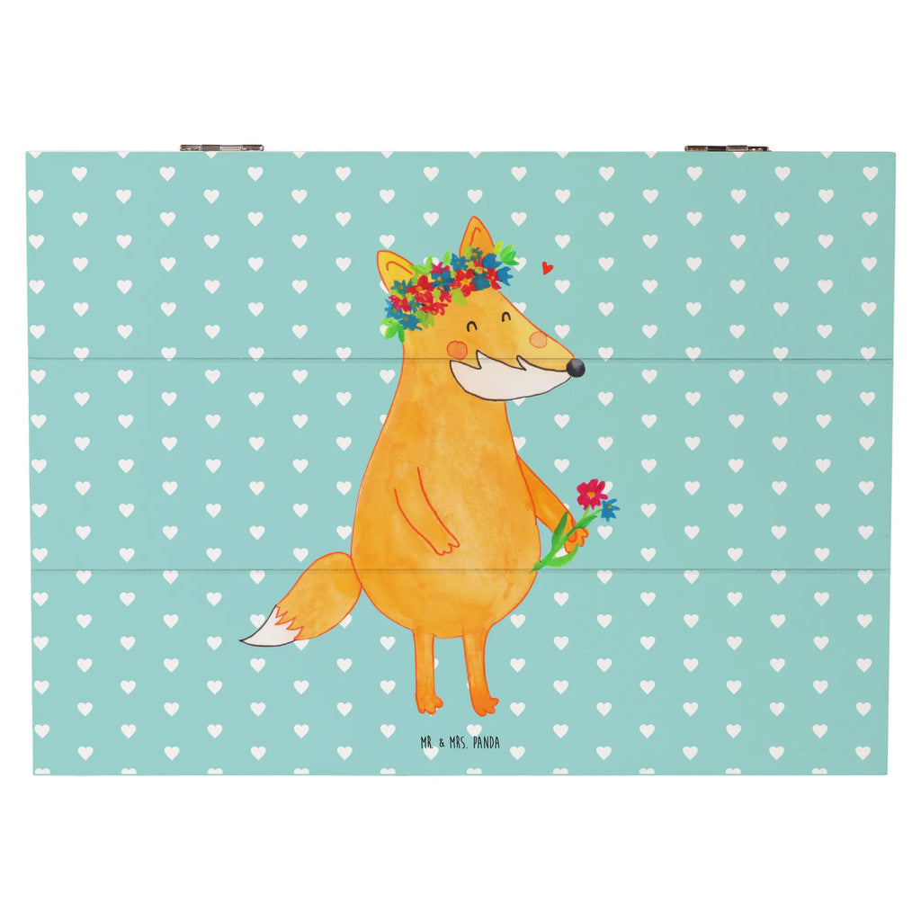 Wooden chest Fox Flower Truhe, Schatulle, Geschenkdose, Kiste, Erinnerungsbox, Erinnerungskiste, Schatzkiste, XXL, Aufbewahrungsbox, Geschenkbox, Holzkiste, Dekokiste, Fuchs, Blumenmädchen, Freundinnen, Liebesbeweis, mich, Freundin, Blumen, Fox, ich, Liebe, Freude, Fuchsmädchen, Blume, Selbstliebe, Füchse, Motivation