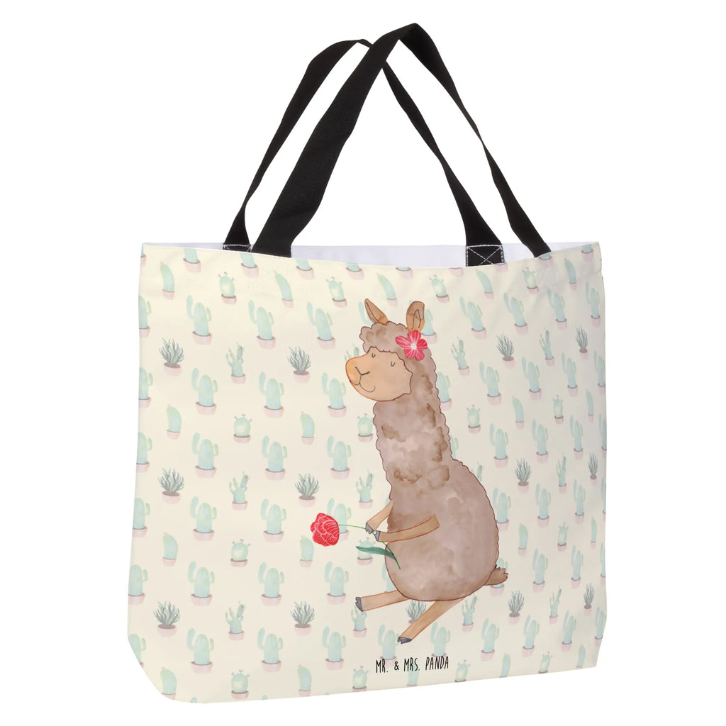 Shopper Alpaka Blume Schultasche, Beutel, Tragebeutel, Shopper, Strandtasche, Einkaufstasche, Schulbeutel, Einkaufsbeutel, Alltagstasche, Freizeittasche, Tasche, Alpaka, Lama, Alpaka Dekor, Alpaka Dekoration, Alpaka Spruch, Lamas, Alpaka Witz, Alpaka Zitat, Motiv Alpaka, Alpaka Geschenk, Blume