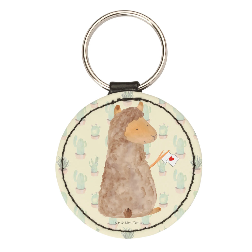 Round key ring alpaca banner lucky charm, bag pendant, pendant, keychain, key ring, alpaca, llama, pako, camel, Peru, animal, favourite animal, llamas, alpacas, love, Alpaca