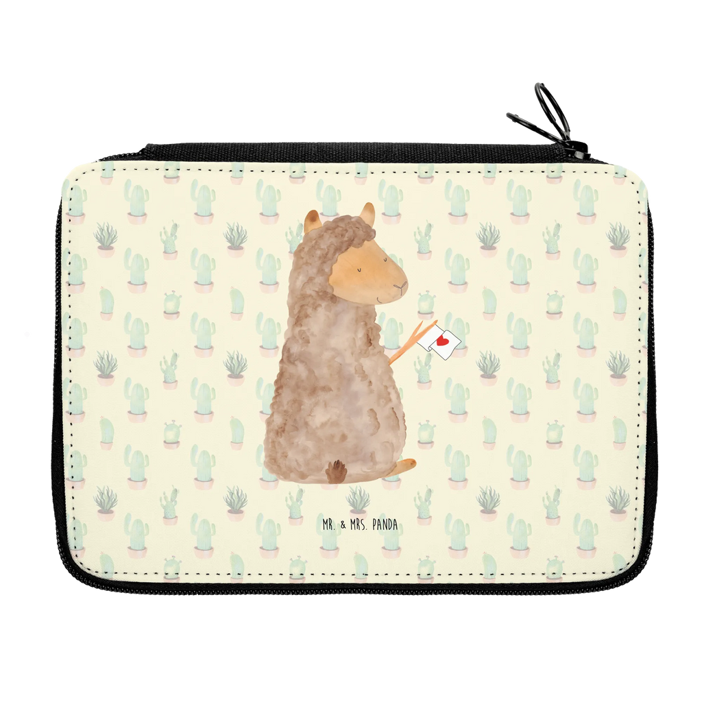 Leather folder alpaca banner Malmappe, Etui für Stifte, Schüleretui, Stiftetasche, Zeichenetui, Schuletui, Schlampermäppchen, Schreibetui, Schulmäppchen, Federtasche, Stiftebeutel, Stifte Etui, Schreibmappe, Federmappe Set, Farbstiftetui, Bleistiftetui, Mäppchen, Bleistift Etui, Stiftemappe, Federmäppchen, Buntstiftetui, Buntstiftmäppchen, Stifteetui, Lama, Alpaka, Lamas, Alpakas, Liebe