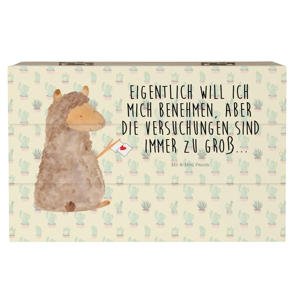 Holzkiste Alpaka Fahne Aufbewahrungsbox, Kiste, Erinnerungskiste, XXL, Dekokiste, Geschenkdose, Schatzkiste, Schatulle, Holzkiste, Truhe, Geschenkbox, Erinnerungsbox, Alpaka, Lama, Alpakas, Liebe, Lamas