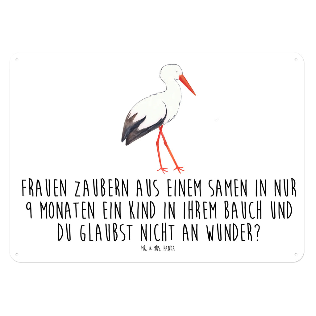 Blechschild Storch Blechschild Zum Aufhängen, Wandschild Metall, Türschild Metall, Blechschild Für Frauen, Blechschild Groß, Dekoschild Metall, Blechschild Büro, Blechschild Für Männer, Blechschild, Blechschild Küche, Lustige Sprüche, Tiere, Tiermotive, Gute Laune, Mutter Werden, Babybauch, Schwangerschaft, Baby, Mütter, Geburt, Störche, Storch, Mutter, Schwanger