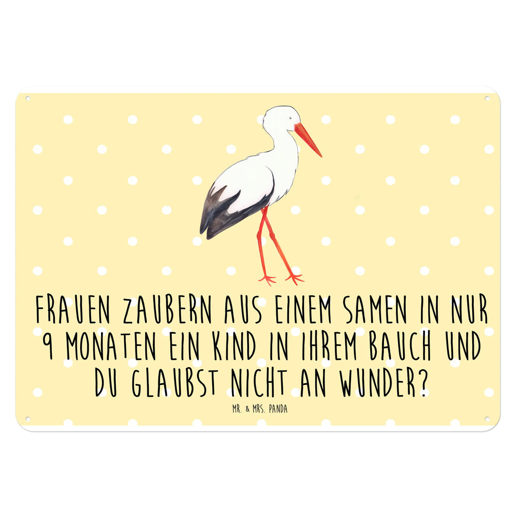 Blechschild Storch Blechschild Zum Aufhängen, Wandschild Metall, Türschild Metall, Blechschild Für Frauen, Blechschild Groß, Dekoschild Metall, Blechschild Büro, Blechschild Für Männer, Blechschild, Blechschild Küche, Lustige Sprüche, Tiere, Tiermotive, Gute Laune, Mutter Werden, Babybauch, Schwangerschaft, Baby, Mütter, Geburt, Störche, Storch, Mutter, Schwanger