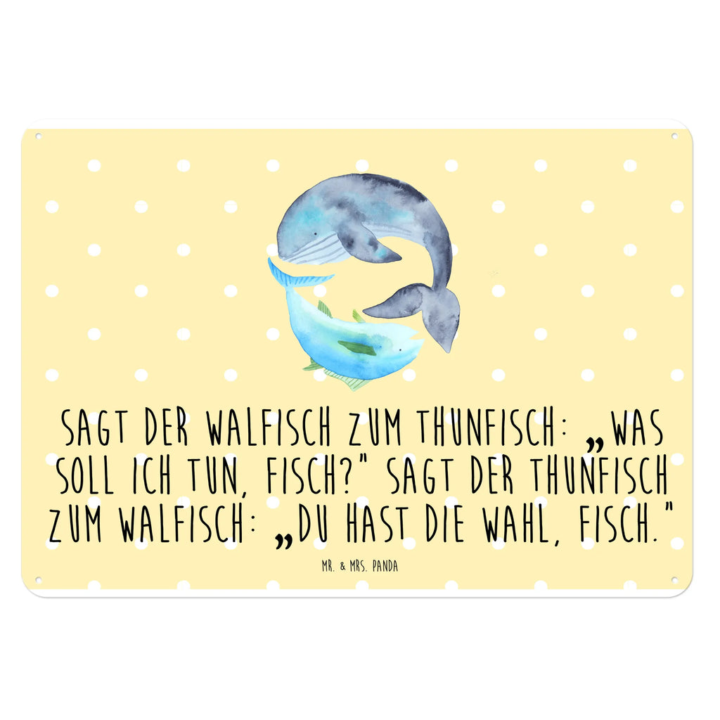 Blechschild Walfisch Thunfisch Blechschild Büro, Blechschild Zum Aufhängen, Dekoschild Metall, Türschild Metall, Wandschild Metall, Blechschild, Blechschild Für Männer, Blechschild Groß, Blechschild Küche, Blechschild Für Frauen, Lustige Sprüche, Tiere, Tiermotive, Gute Laune, Spruch Des Tages, Wal, Witz, Wahl, Spruch Lustig, Flachwitz, Tunfisch, Wortwitz Lustig, Flachwitz Geschenk