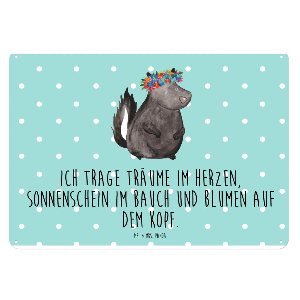 Tin sign skunk Girl Blechschild Küche, Blechschild Für Frauen, Wandschild Metall, Türschild Metall, Blechschild, Blechschild Zum Aufhängen, Blechschild Groß, Dekoschild Metall, Blechschild Für Männer, Blechschild Büro, Stinktier, Skunk, Namaste, Yoga, Stinki, Wildtier, Raubtier, Stinker