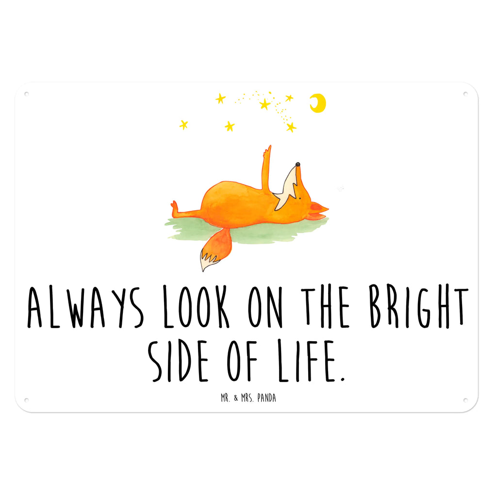 Blechschild Fuchs Sterne Blechschild, Blechschild Für Männer, Dekoschild Metall, Türschild Metall, Blechschild Für Frauen, Blechschild Groß, Blechschild Zum Aufhängen, Blechschild Küche, Wandschild Metall, Blechschild Büro, Fuchs, Füchse, Tröstende Worte, Spruch schön, Romantik, Always Look On The Bright Side Of Life, Spruch Positiv