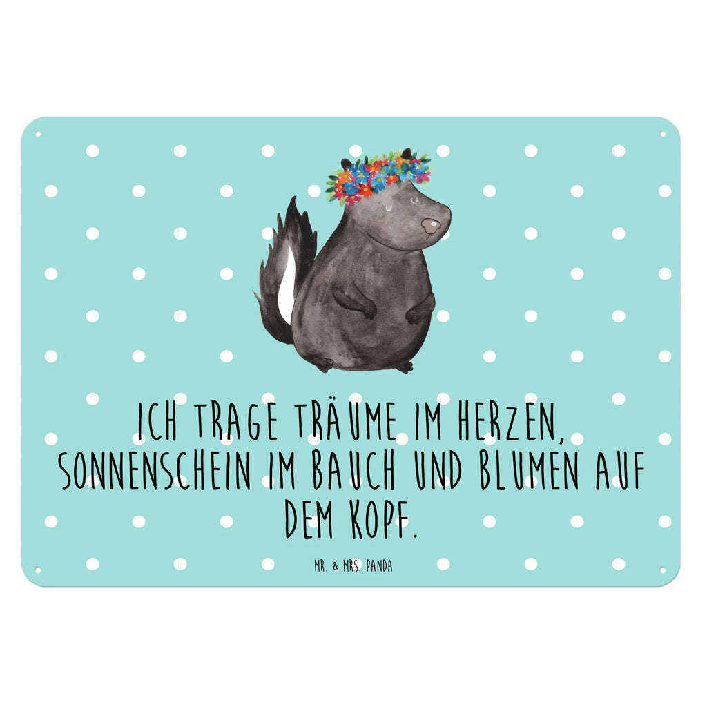 Tin sign skunk Girl Blechschild Küche, Blechschild Für Frauen, Wandschild Metall, Türschild Metall, Blechschild, Blechschild Zum Aufhängen, Blechschild Groß, Dekoschild Metall, Blechschild Für Männer, Blechschild Büro, Stinktier, Skunk, Namaste, Yoga, Stinki, Wildtier, Raubtier, Stinker