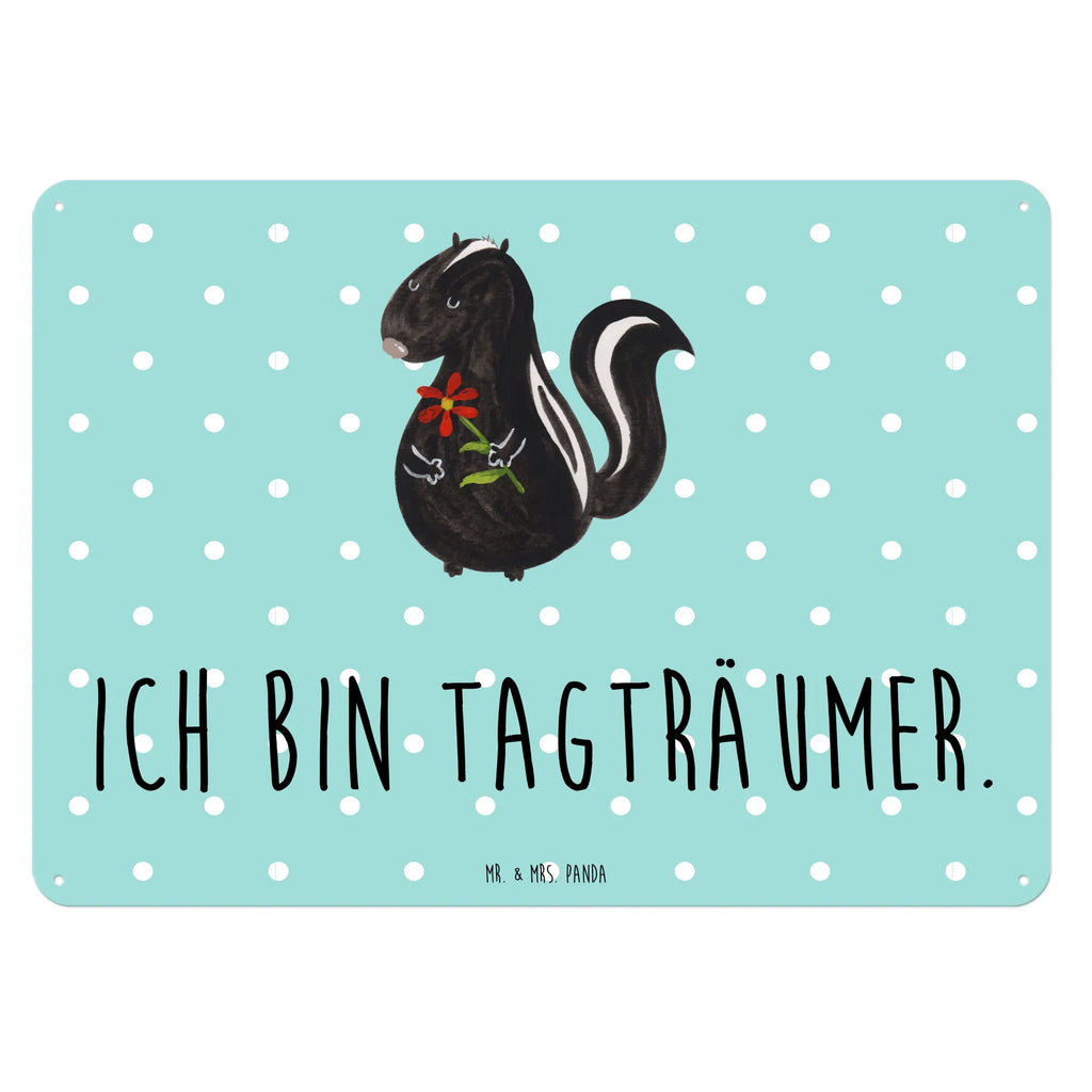 Blechschild Stinktier Blume Blechschild Für Männer, Dekoschild Metall, Blechschild Groß, Blechschild Küche, Türschild Metall, Blechschild Büro, Blechschild Für Frauen, Blechschild Zum Aufhängen, Blechschild, Wandschild Metall, Skunk, Stinktier, Wildtier, Dreams, Raubtier, Stinki, Verträumt, Träume, Tagträumer, Stinker