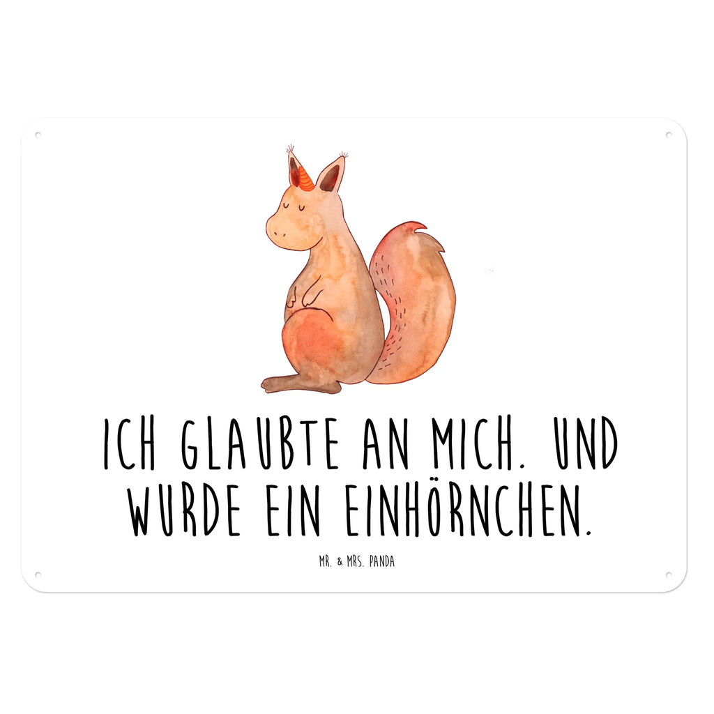 Blechschild Einhorn Glauben Blechschild Groß, Türschild Metall, Blechschild Für Frauen, Blechschild Zum Aufhängen, Blechschild Für Männer, Dekoschild Metall, Blechschild Büro, Wandschild Metall, Blechschild, Blechschild Küche, Unicorn, Einhorn, Einhörner, Einhorn Deko, Eichhörnchen, Einhörnchen, Eichhorn
