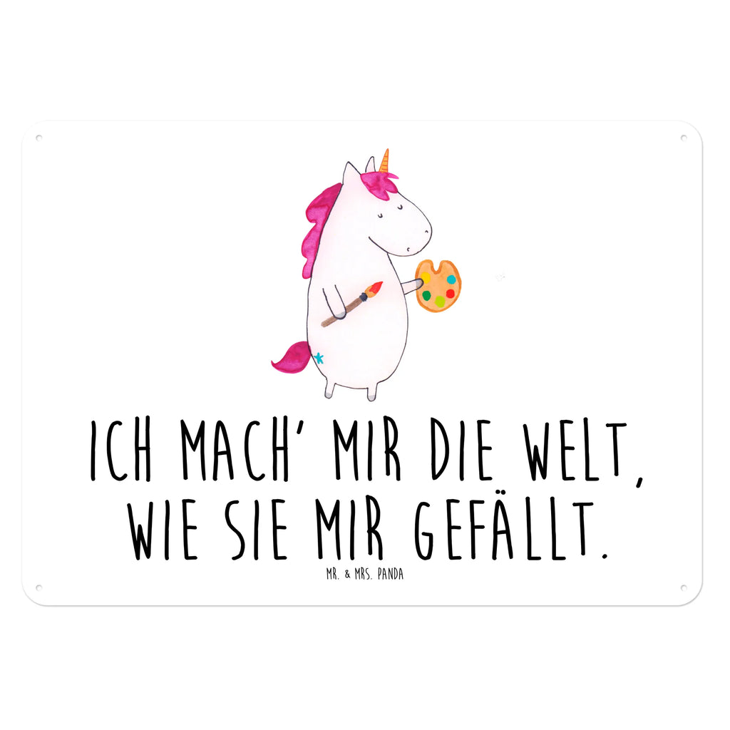 Tin sign unicorn Artist Wandschild Metall, Blechschild Für Männer, Türschild Metall, Blechschild Küche, Blechschild, Blechschild Für Frauen, Blechschild Zum Aufhängen, Blechschild Büro, Dekoschild Metall, Blechschild Groß, Unicorn, Einhorn, Einhörner, Einhorn Deko, Künstler, Maler, Farbe, Zeichnen, Englisch, Stift, Pinsel, Welt, Malen, Artist, Geschenk