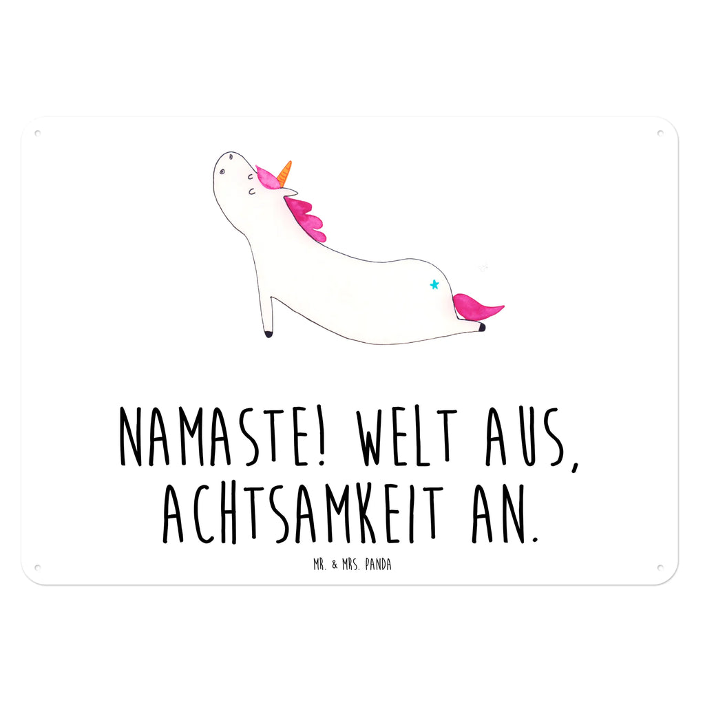 Blechschild Einhorn Yoga Türschild Metall, Blechschild Büro, Blechschild Groß, Blechschild Für Männer, Dekoschild Metall, Blechschild Für Frauen, Blechschild, Blechschild Zum Aufhängen, Blechschild Küche, Wandschild Metall, Unicorn, Einhorn, Einhörner, Einhorn Deko, Süß, Yoga, Witzig, Joga, Entspannung, Lustig, Namaste, Achtsamkeit, Yogamatte, Sport