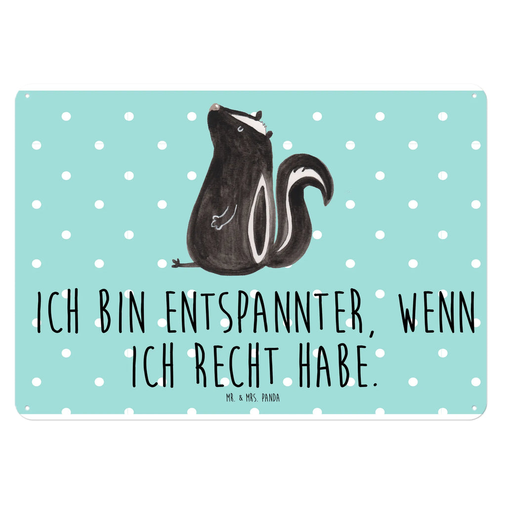 Blechschild Stinktier Sitzen Wandschild Metall, Dekoschild Metall, Blechschild, Blechschild Für Männer, Blechschild Küche, Blechschild Groß, Türschild Metall, Blechschild Büro, Blechschild Für Frauen, Blechschild Zum Aufhängen, Skunk, Stinktier, Spruch, Büro, Raubtier, Wildtier, Stinki, Recht, Besserwisser, Stinker