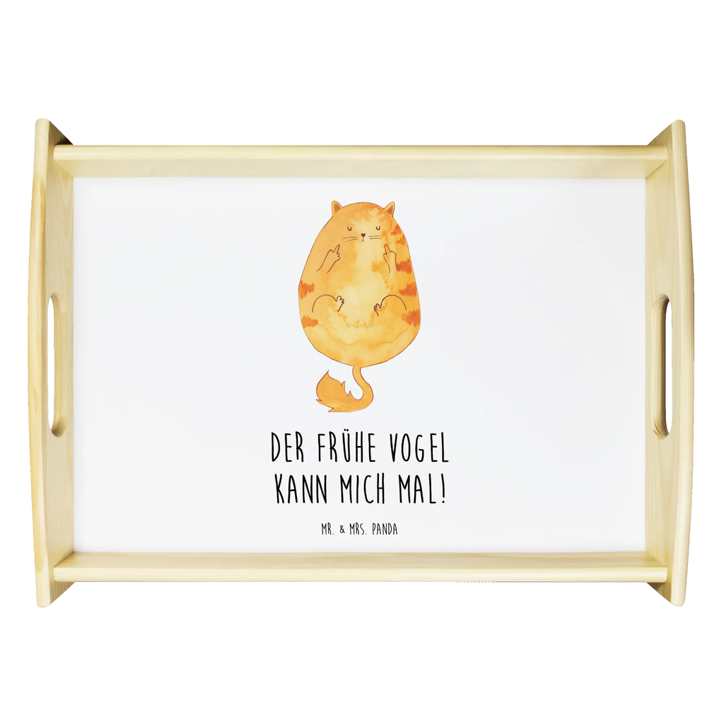 Serving tray Cat Early riser serving tray, kitchen tray, tray, breakfast tray, wooden tray, cat, tomcat, kitty, meow, kitten, housecat, mama cat, love cats, cat image, cat fan, cat lover, cat fancier, cat decoration, gift for cat lover, cat owner, funny cats, cat sayings, cat motto, funny cat gifts, fan merchandise, cat stuff, animal lover, pussy, morning grumbler, early riser, The early bird can kiss my ass, coffee, cats