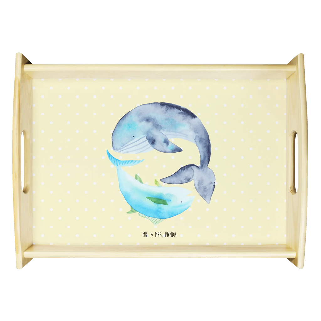 Serviertablett Walfisch & Thunfisch Küchentablett, Holztablett, Serviertablett, Dekotablett, Frühstückstablett, Tablett, Tiermotive, Gute Laune, lustige Sprüche, Tiere, Spruch lustig, Witz, Wortwitz lustig, Spruch des Tages, Flachwitz, Wal, Flachwitz Geschenk, Wahl, Tunfisch