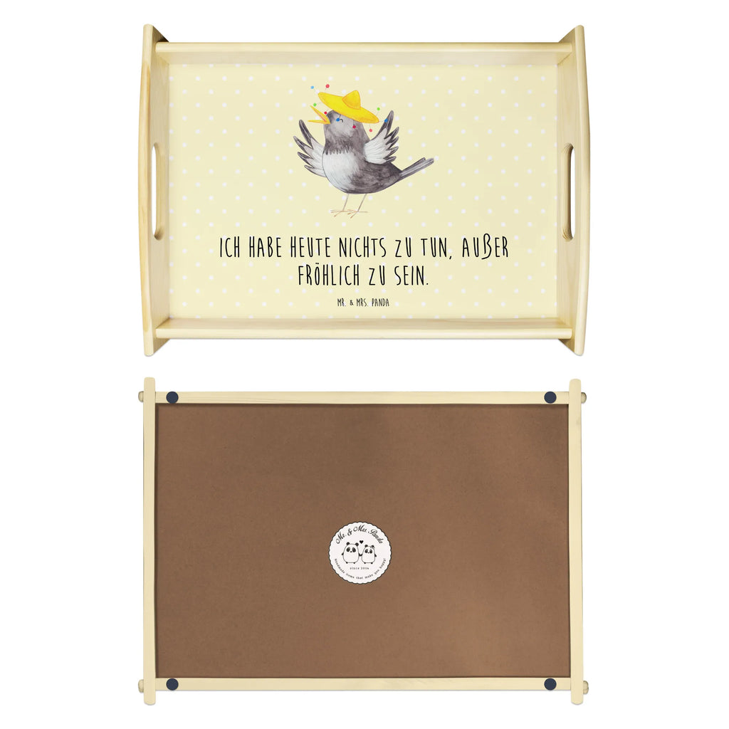 Taca serwisowa kruk Sombrero Tablett, Küchentablett, ablagetablett, getränketablett, tablett für essen, echtholz tablett, couchtablett, kaffeetablett, Servier Tablett, Serviertablett, essenstablett, sofatablett, tablett für getränke, teetablett, tablett zum servieren, holz serviertablett, tablett holz, serviertablett aus holz, Frühstückstablett, tablett für bett, betttablett, tragetablett, Holztablett, tablett aus holz, bett tablett, serviertablett holz, Lustige Sprüche, Tiere, Tiermotive, Gute Laune, Vogel, Fröhlich sein, Glück Spruch, Froh, Motivation, Rabe, Elster, Spruch Positiv, glücklich sein, Vögel