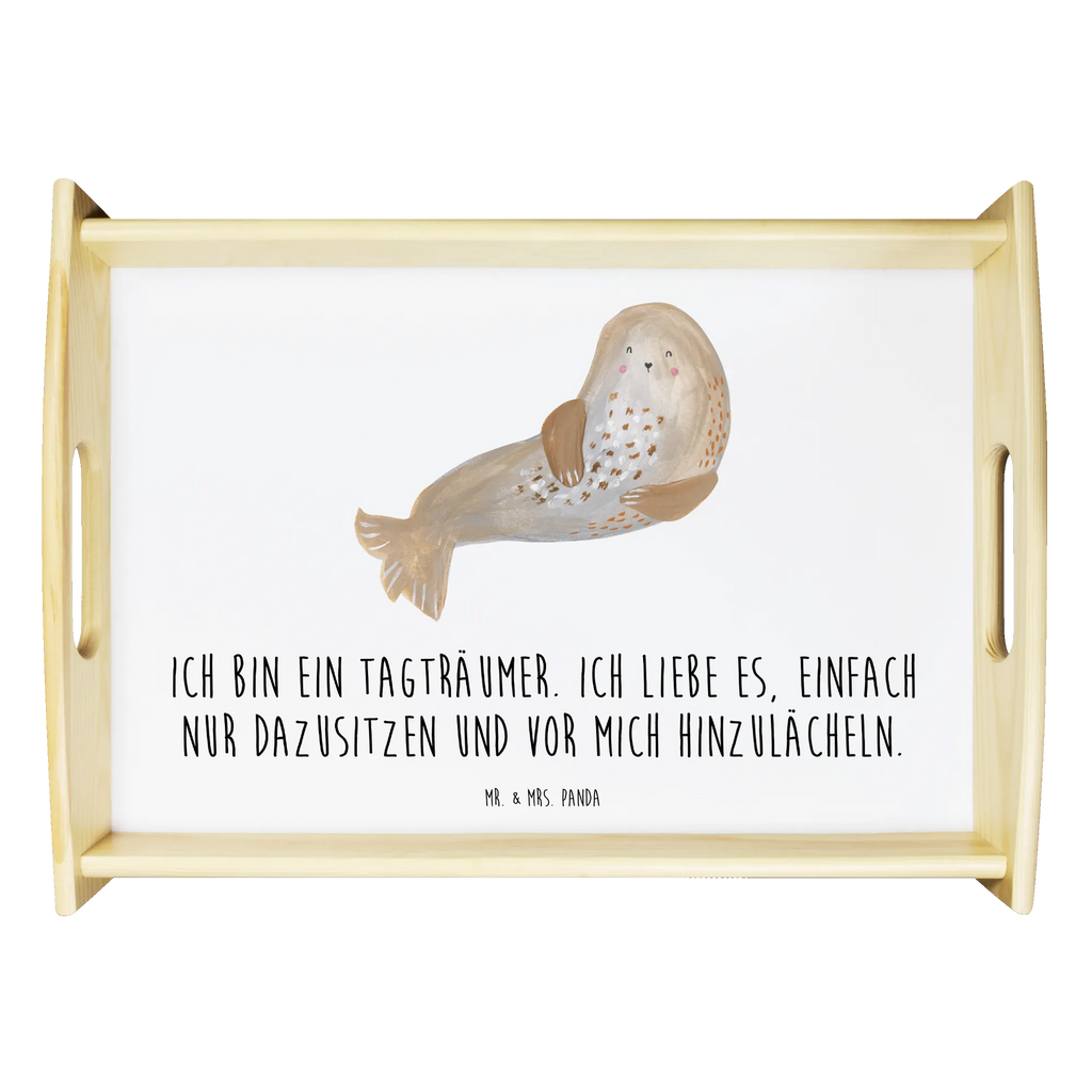 Serving tray seal Laugh tray, breakfast tray, wooden tray, kitchen tray, serving tray, small animals, cute, funny, cute animal motives, hand drawn, small world, funny sayings, good mood, happy, gifts, gift ideas, special gifts, animal lover, card, Beach, Seals, Seal, Baltic Sea, Sea animal, North Sea