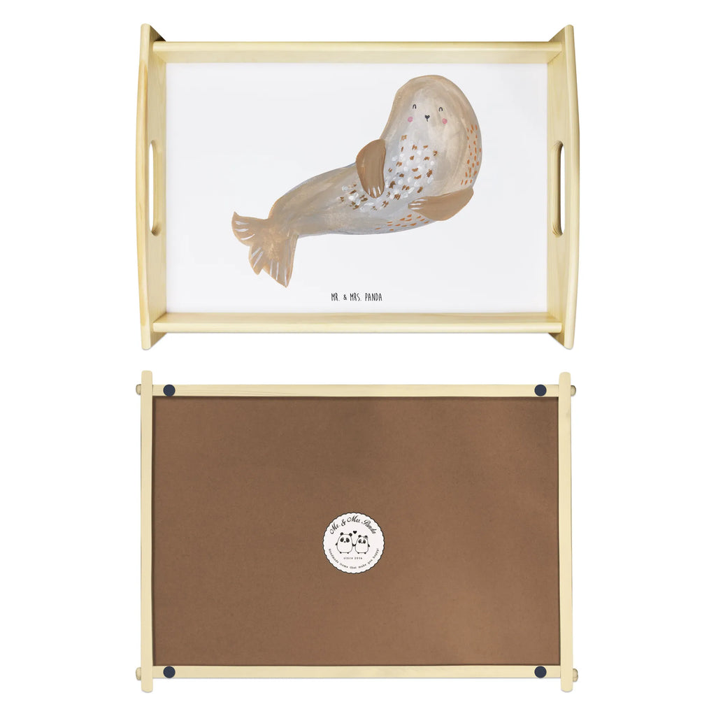 Serving tray seal Laugh tray, breakfast tray, wooden tray, kitchen tray, serving tray, small animals, cute, funny, cute animal motives, hand drawn, small world, funny sayings, good mood, happy, gifts, gift ideas, special gifts, animal lover, card, Beach, Seals, Seal, Baltic Sea, Sea animal, North Sea