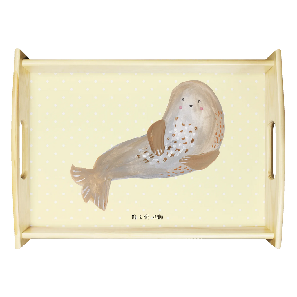 Serving tray seal Laugh tray, breakfast tray, wooden tray, kitchen tray, serving tray, small animals, cute, funny, cute animal motives, hand drawn, small world, funny sayings, good mood, happy, gifts, gift ideas, special gifts, animal lover, card, Beach, Seals, Seal, Baltic Sea, Sea animal, North Sea