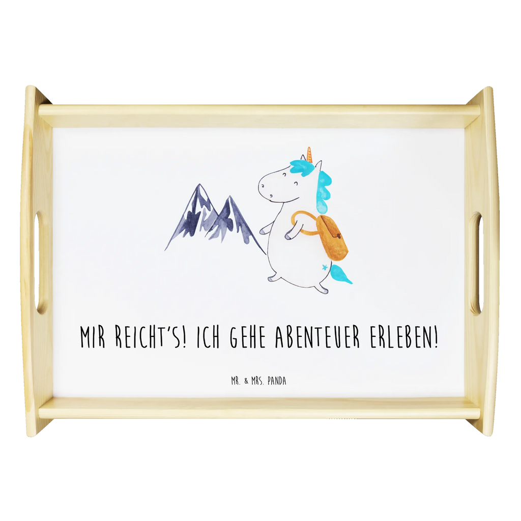 Serving tray unicorn climber Tablett, Küchentablett, Holztablett, Frühstückstablett, Serviertablett, Dekotablett, Einhorn, Einhörner, Einhorn Deko, Unicorn, Berge, Abenteuer, Weltenbummler, Bergsteiger, Entdecker, Reisen, Abenteurer, Urlaub, Weltreise