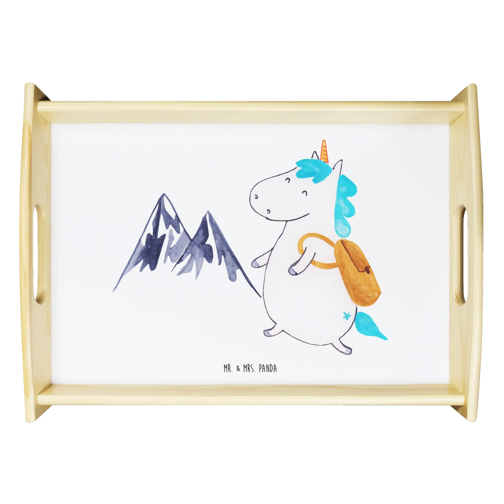 Serving tray unicorn climber Tablett, Küchentablett, Holztablett, Frühstückstablett, Serviertablett, Dekotablett, Einhorn, Einhörner, Einhorn Deko, Unicorn, Berge, Abenteuer, Weltenbummler, Bergsteiger, Entdecker, Reisen, Abenteurer, Urlaub, Weltreise
