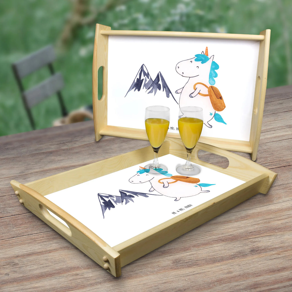 Serving tray unicorn climber Tablett, Küchentablett, Holztablett, Frühstückstablett, Serviertablett, Dekotablett, Einhorn, Einhörner, Einhorn Deko, Unicorn, Berge, Abenteuer, Weltenbummler, Bergsteiger, Entdecker, Reisen, Abenteurer, Urlaub, Weltreise