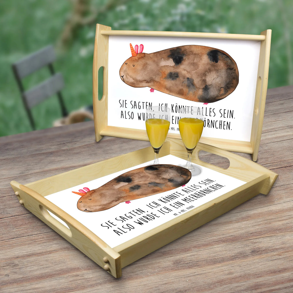 Serving tray unicorn Guinea pig serving tray, wooden tray, tray, kitchen tray, breakfast tray, unicorn, unicorns, guinea pig, squirrels, Meericorn