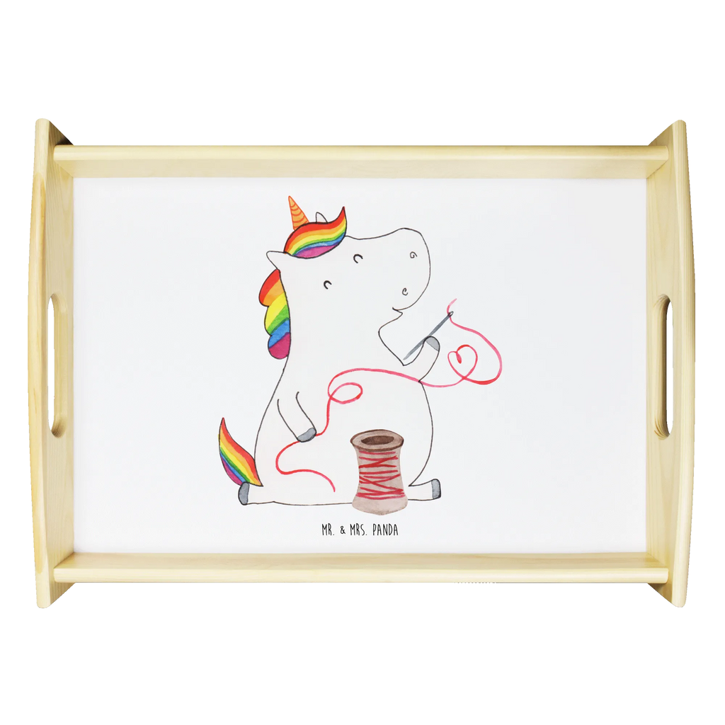 Serviertablett Einhorn Näherin Serviertablett, Holztablett, Küchentablett, Tablett, Frühstückstablett, Dekotablett, Einhorn, Einhörner, Einhorn Deko, Unicorn, Mädchen, Nähzimmer, Häkeln, Freundin, nähen, Näherin, basteln, Stricken