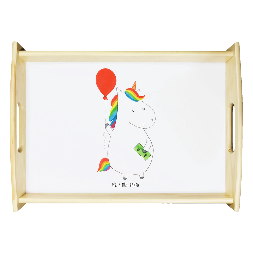 Serving tray unicorn balloon serving tray, tray, wooden tray, breakfast tray, kitchen tray, unicorn, unicorns, funny, joy, money, saying, balloon, lifelong, fun, girlfriend, gift