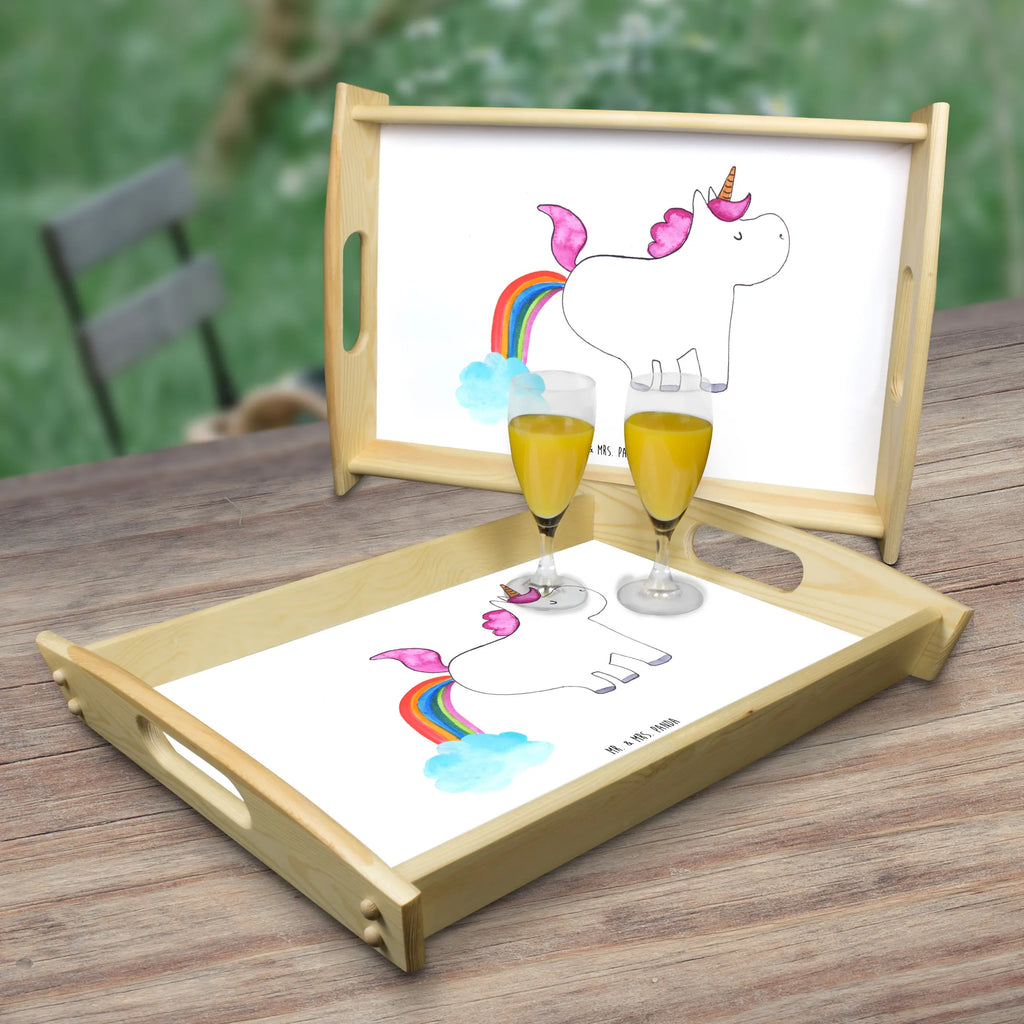 Serving tray unicorn fart breakfast tray, wooden tray, tray, kitchen tray, serving tray, unicorn, unicorns, girlfriend gift, rainbow, fun, unicorn fart, funny, glitter, fart, uniorn saying, present, Unicorn