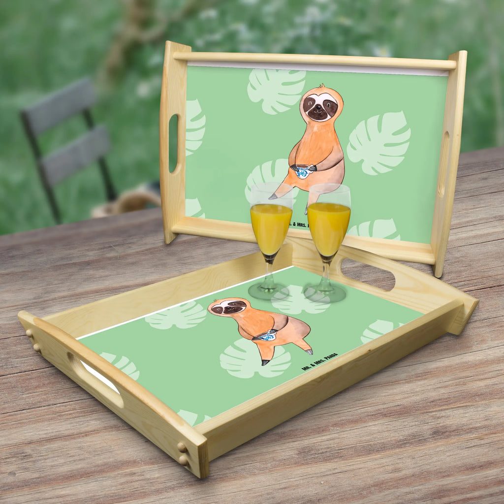 Serviertablett Faultier Kaffee Tablett, Küchentablett, Dekotablett, Holztablett, Serviertablett, Frühstückstablett, Faultier, Faultier Geschenk, Faultier Deko, Frühaufsteher, Kaffee, erster Kaffee, Lieblingstier, faul, Genießer, Kaffeetasse, Kaffeegetränk, Morgenmuffel, Faultiere, Coffee