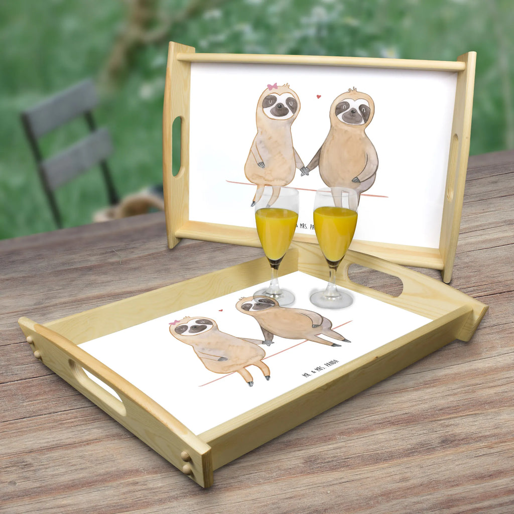 Serving tray sloth pair Holztablett, Tablett, Serviertablett, Frühstückstablett, Küchentablett, Dekotablett, Faultier, Faultier Geschenk, Faultier Deko, Langsamkeit, Liebe, Faultierliebe, Faultierpärchen, verlobt, Lieblingstier, Faultiere, Beziehung, Liebespaar, verliebt, faul, Pärchen, gemeinsam, relaxen