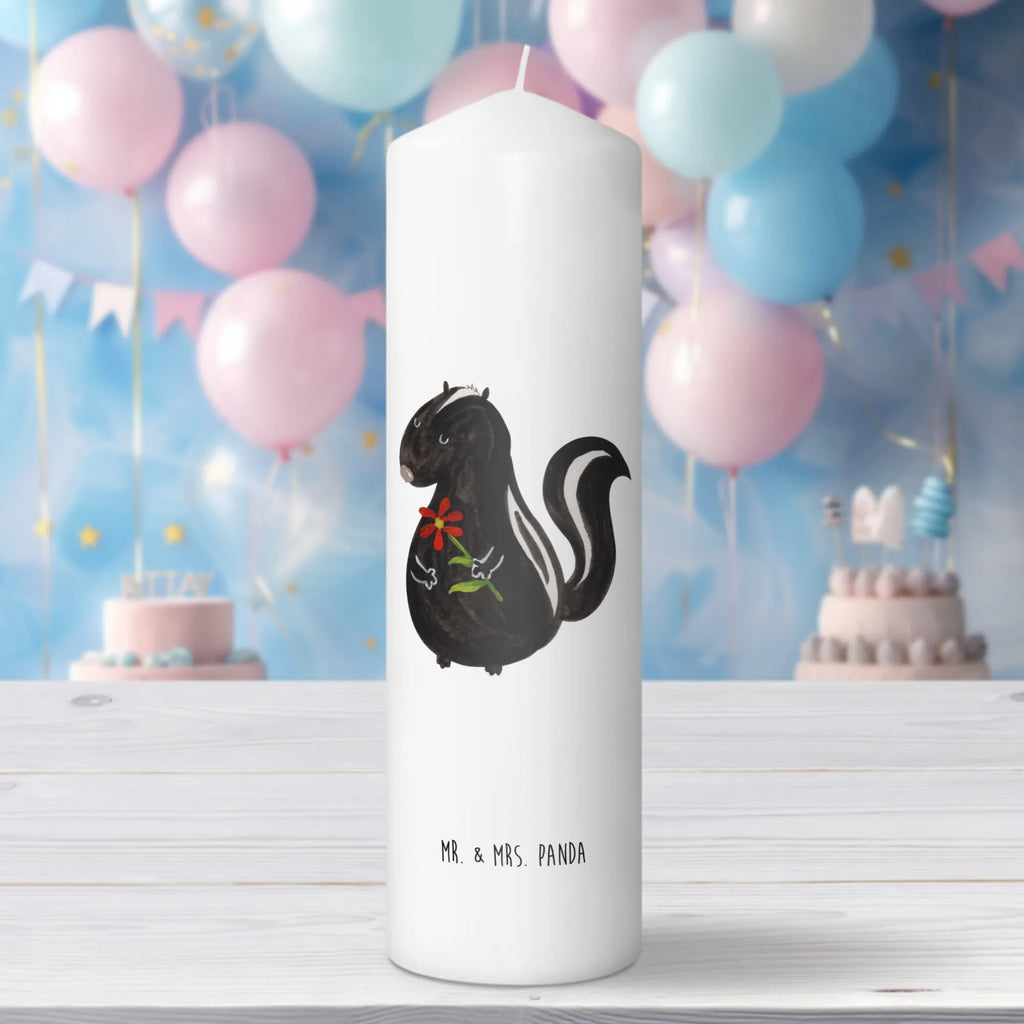 Candle skunk flower Kommunionskerze, Grosse Kerze, Tafelkerze, Osterkerze, Weihnachtskerze, Erinnerungskerze, Blockkerze, Dekokerze, Dinnerkerze, Handgemachte Kerze, Wachskerze, Bedruckte Kerze, Tischkerze, Adventskerze, Stumpenkerze, Zylinderkerze, Kerze Mit Motiv, Kerze Mit Spruch, Geburtskerze, Dekorative Kerze, Hochzeitskerze, Laternenkerze, Geburtstagskerze, Gartenkerze, Erinnerungslicht, Schmuckkerze, Wunschkerze, Skunk, Stinktier, Stinker, Verträumt, Träume, Raubtier, Dreams, Tagträumer, Stinki, Wildtier
