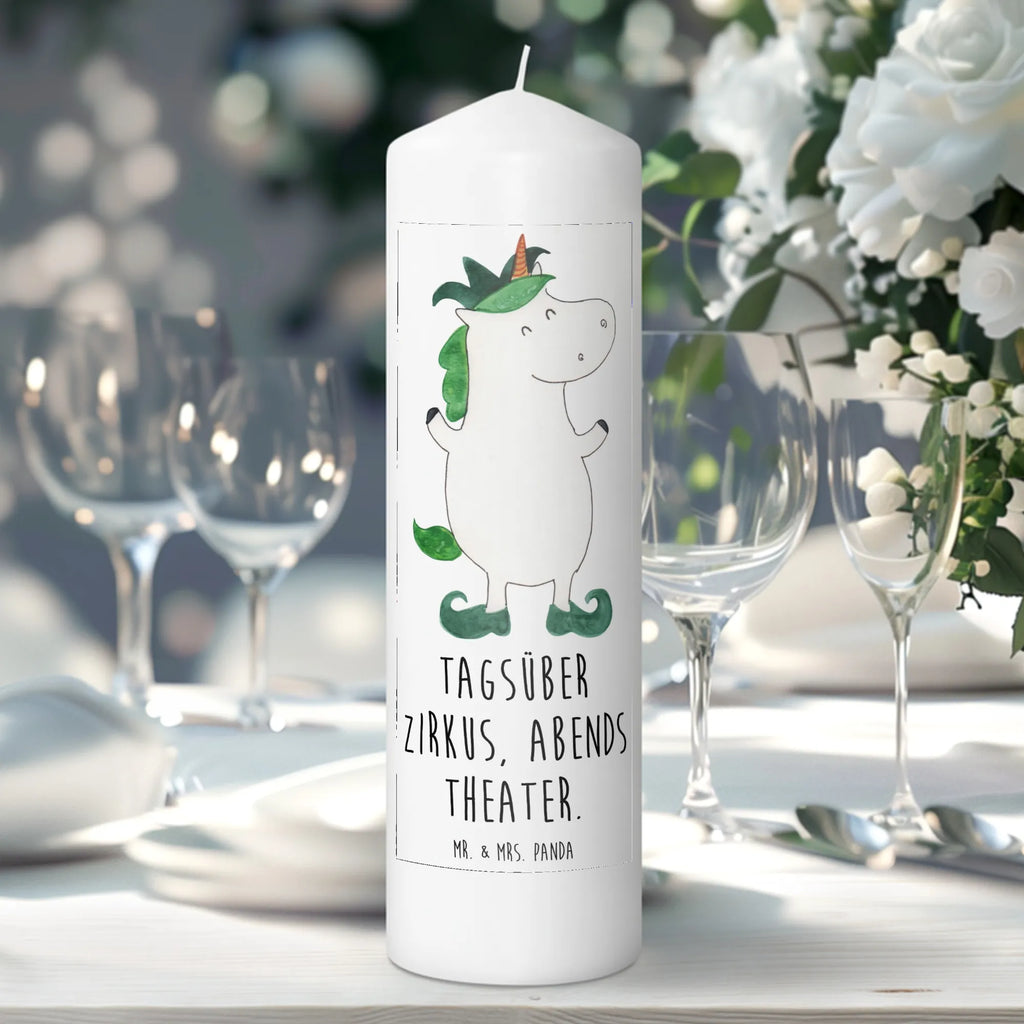 Kerze Einhorn Joker Kerze, Taufkerze, Kommunionskerze, Geburtstagskerze, Geschenk Kerze, Taufgeschenk Kerze, Kerze mit Druck, Besondere Kerze, Geschenkidee Kerze, Kerze für Kommunion, Geburtstag Kerze, Kommunion Kerze, Einhorn, Einhörner, Einhorn Deko, Unicorn, Hofnarr, Kasper, Gaukler, Mittelalter