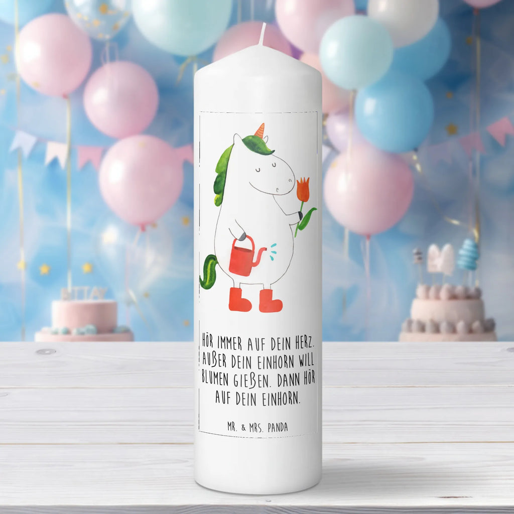 Kerze Einhorn Gärtner Kerze, Taufkerze, Kommunionskerze, Geburtstagskerze, Geschenk Kerze, Taufgeschenk Kerze, Kerze mit Druck, Besondere Kerze, Geschenkidee Kerze, Kerze für Kommunion, Geburtstag Kerze, Kommunion Kerze, Einhorn, Einhörner, Einhorn Deko, Unicorn, Luftballon, Gießkanne, Giesskanne, Lebenslust, Freude, Blume, Freundin, Garten, Stiefel