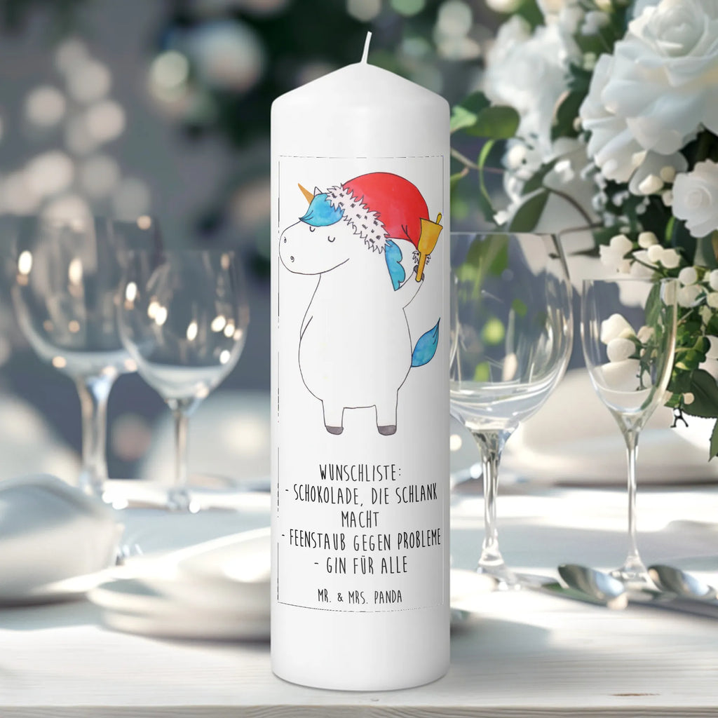 Kerze Einhorn Weihnachtsmann Kerze, Taufkerze, Kommunionskerze, Geburtstagskerze, Geschenk Kerze, Taufgeschenk Kerze, Kerze mit Druck, Besondere Kerze, Geschenkidee Kerze, Kerze für Kommunion, Geburtstag Kerze, Kommunion Kerze, Einhorn, Einhörner, Einhorn Deko, Unicorn, Gin, Schokolade, Schoki, Weihnachten, Weihnachtsmann, Nikolaus, Wunschzettel, Wunschliste, Feenstaub