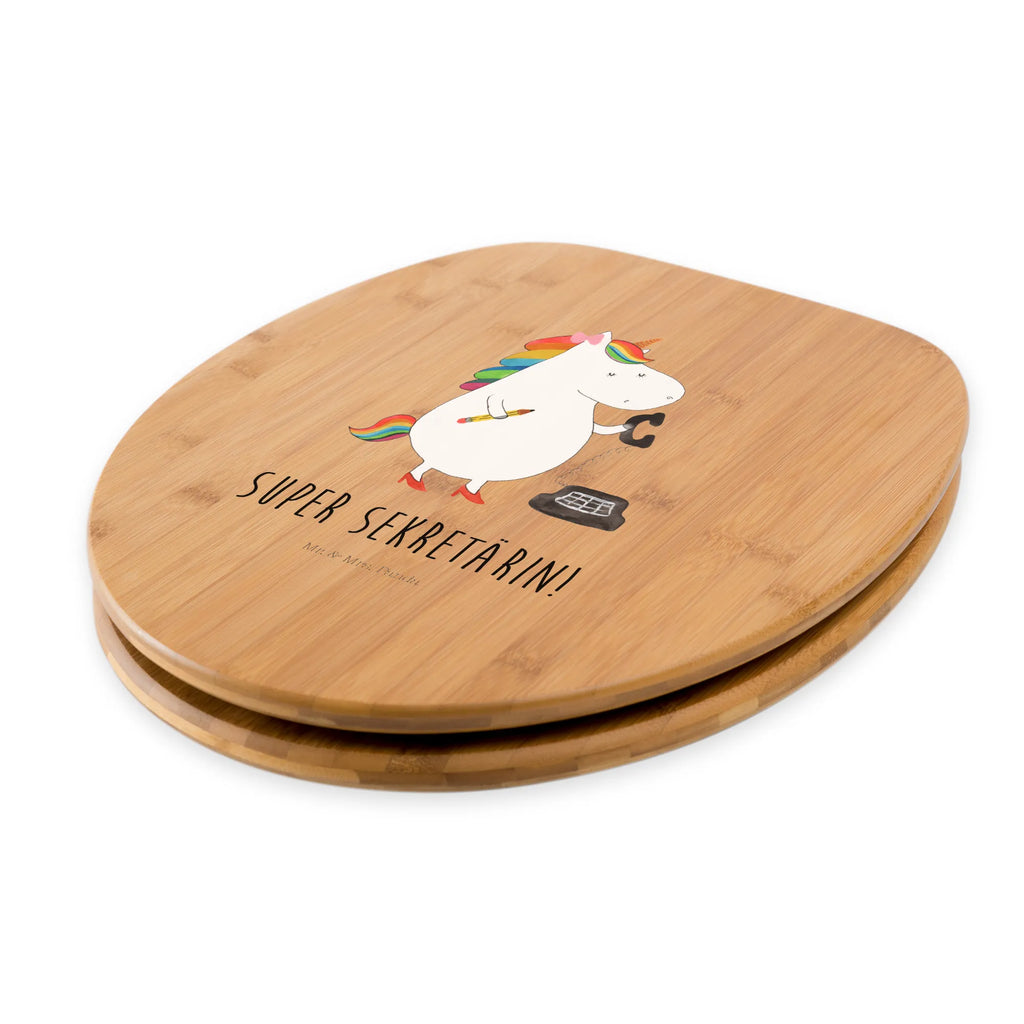 Motiv WC Sitz Einhorn Sekretärin Toilettendeckel, Klobrille, Toilette, WC-Sitz, Klodeckel, Einhorn, Einhörner, Einhorn Deko, Unicorn, Bürokraft, Sekretärin, Rechtsanwaltsgehilfin, Steuerkanzlei, Bürohilfe, Rechtsanwältin, Steuerbüro, Büro
