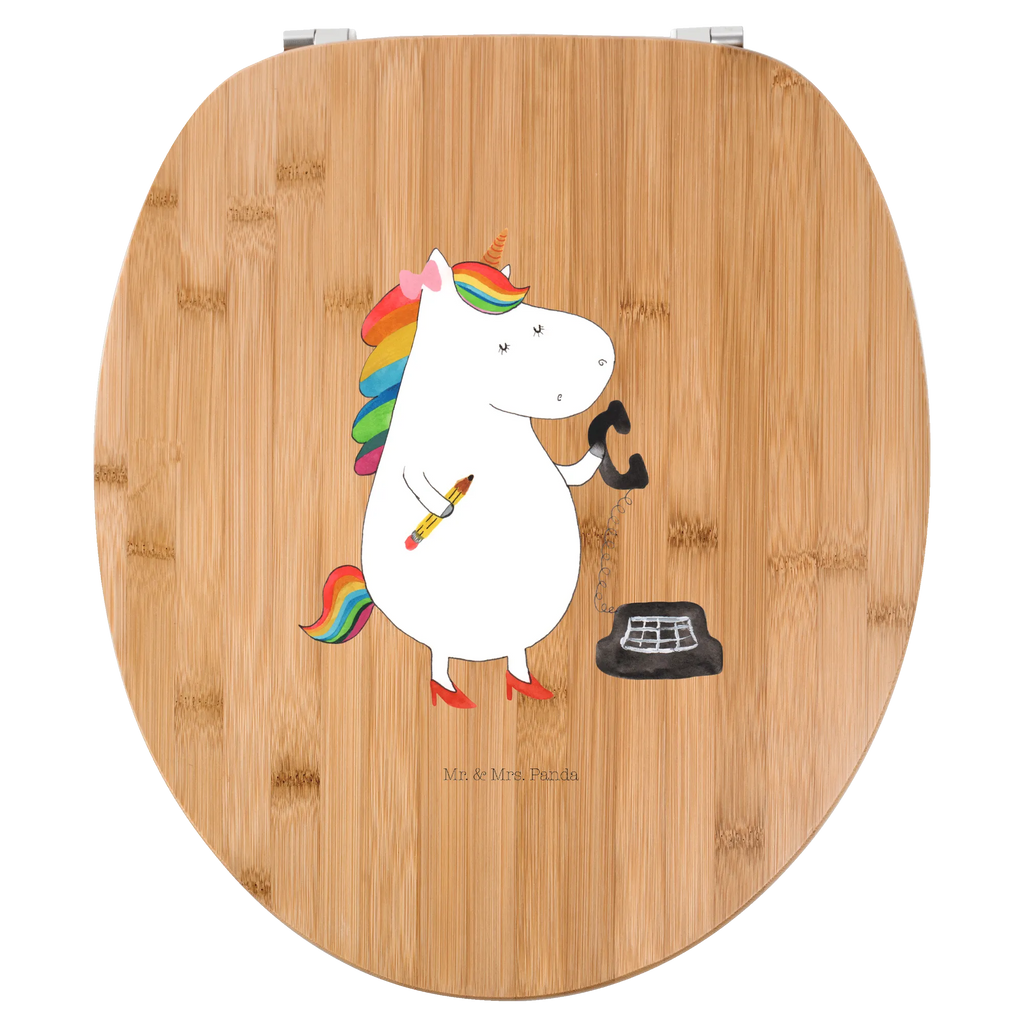Motiv WC Sitz Einhorn Sekretärin Toilettendeckel, Klobrille, Toilette, WC-Sitz, Klodeckel, Einhorn, Einhörner, Einhorn Deko, Unicorn, Bürokraft, Sekretärin, Rechtsanwaltsgehilfin, Steuerkanzlei, Bürohilfe, Rechtsanwältin, Steuerbüro, Büro