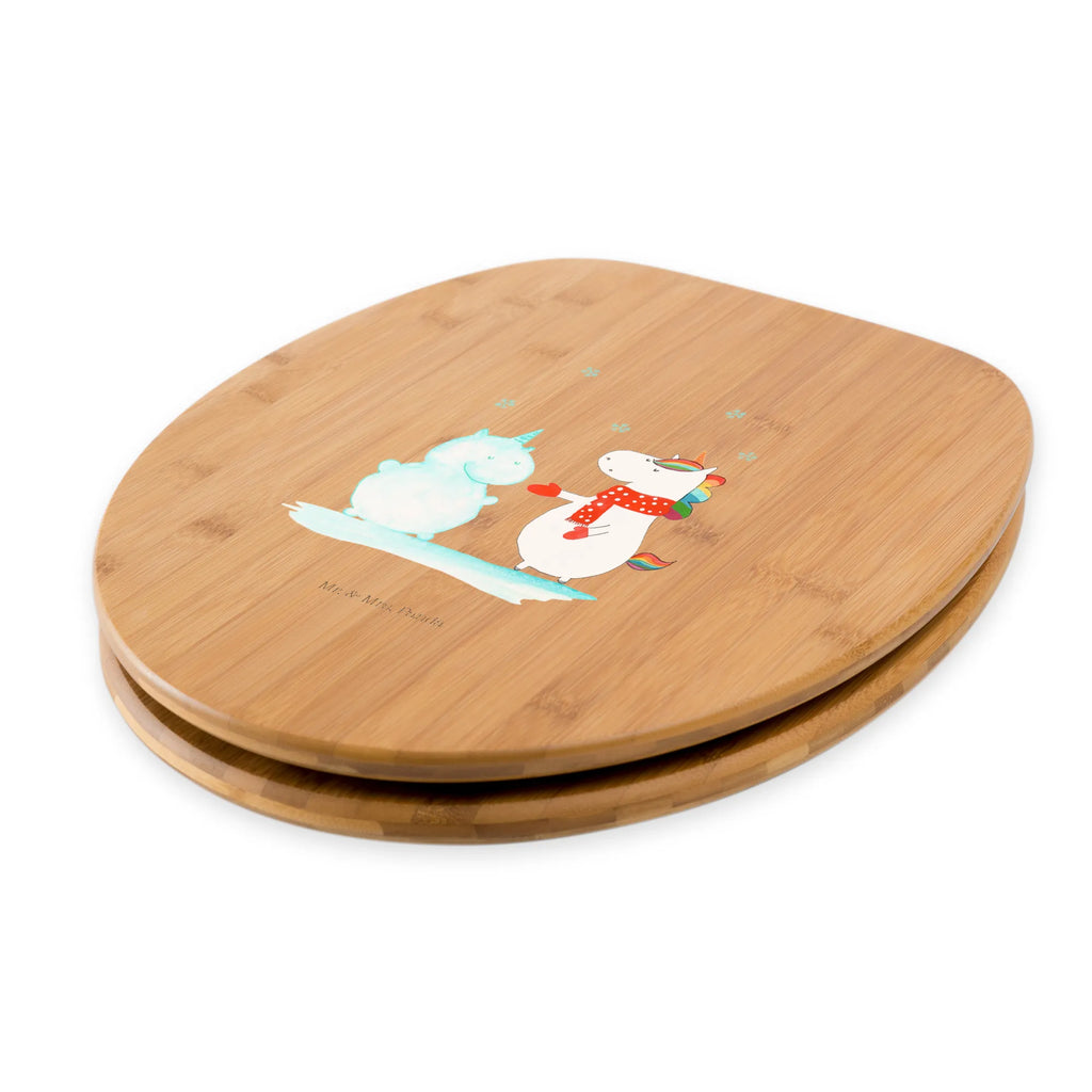 Motif toilet seat unicorn snowman toilet cover, wood, toilet seat, toilet, toilet lid, unicorn, unicorns, winter gift, Gloves, Cap, Christmas Motif, Unicorn, Winter, present, Snow, Cold, X-Mas, Cake, Christmas, Snowman