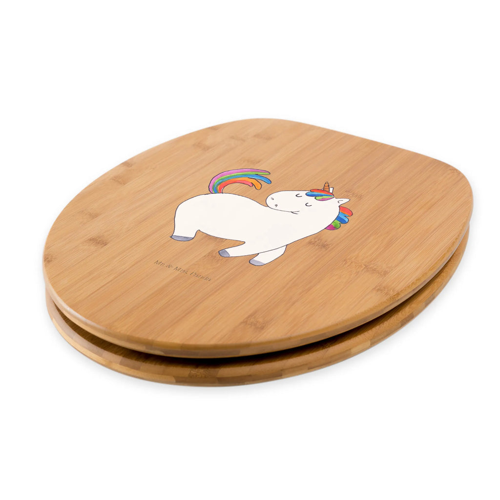 Motiv WC Sitz Einhorn stolzierend Klodeckel, Klobrille, WC-Sitz, Toilettendeckel, Toilette, Einhorn, Einhörner, Einhorn Deko, Unicorn, Reiten, bunt, anders, stolz, Reiter, Freundin, Pferd, Geschenk