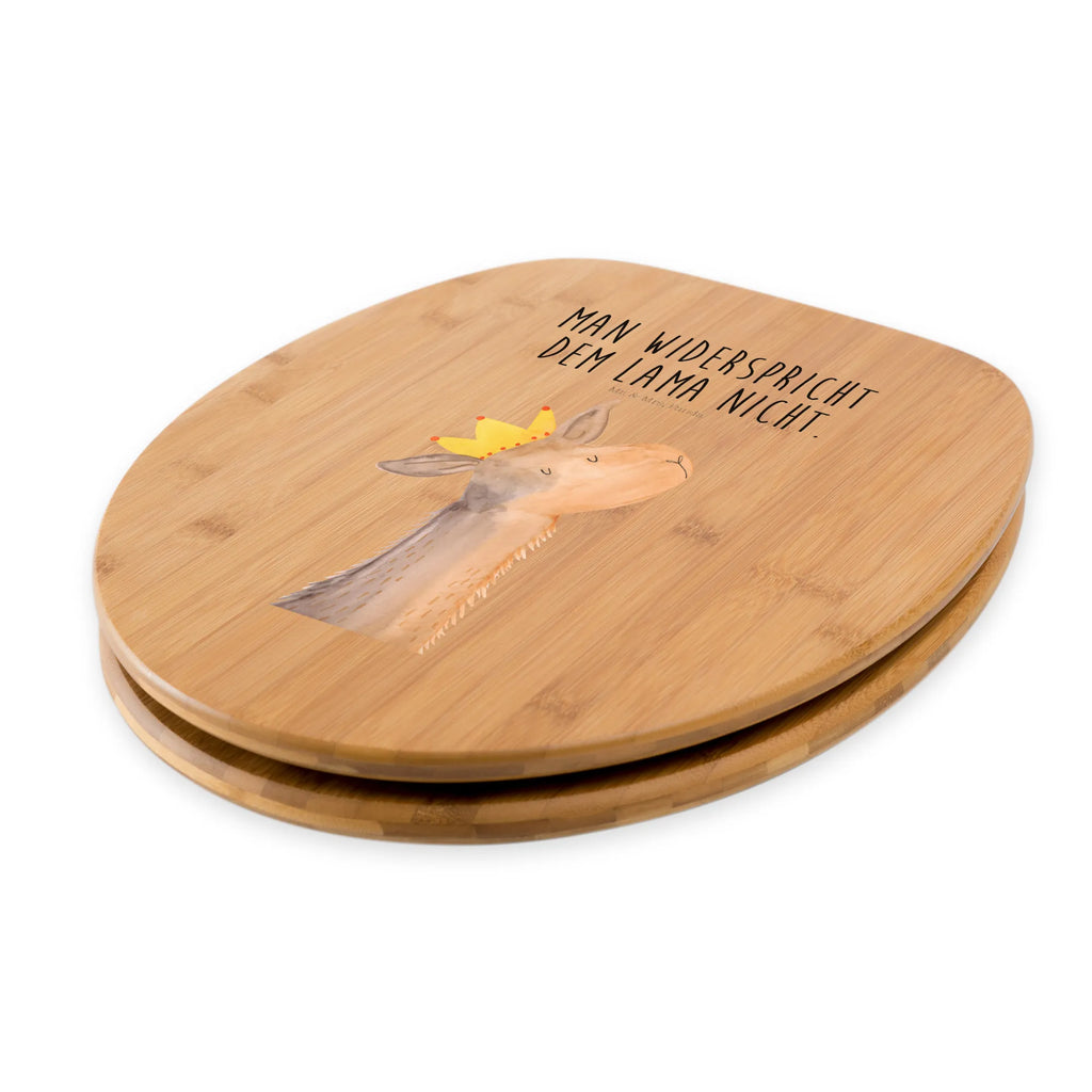 Motiv WC deska sedesowa Głowa lamy król Klobrille, WC-Sitz, Toilettendeckel, Klodeckel, Toilette, Lama, Alpaka, Lamas, Papa, Büro Kollege, Vorgesetzter, König, Abi, Mama, Königin, Chef, Kollegin, Freundin, Abitur