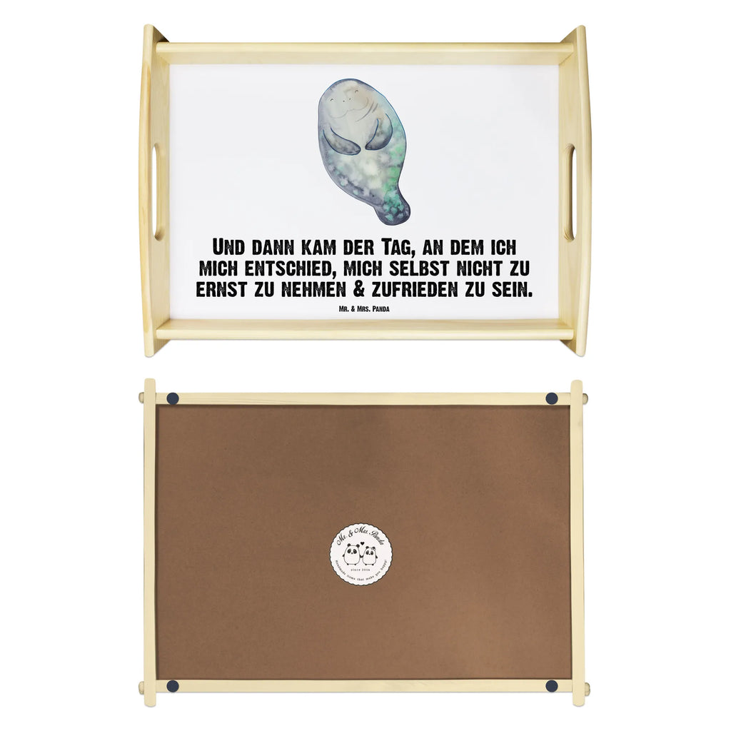 Serviertablett Seekuh happy Dekotablett, Küchentablett, Holztablett, Frühstückstablett, Serviertablett, Tablett, Meerestiere, Meer, Urlaub, Seekühe, Neustart, Liebeskummer, Achtsamkeit, Zufrieden, Respekt, Neuanfang, Freundin, Seekuh, Selbstliebe