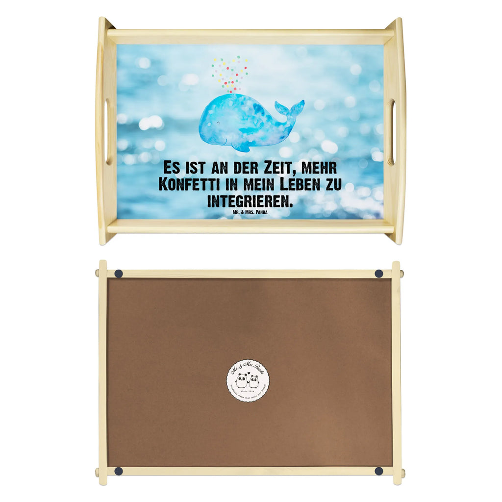 Serviertablett Wal Konfetti Holztablett, Dekotablett, Küchentablett, Serviertablett, Tablett, Frühstückstablett, Meerestiere, Meer, Urlaub, Neuanfang, Motivation, Trennung, Wal, Konfetti, Abnehmen, Neustart, Diät, Lebensabschnitt, Wale, Geburtstag