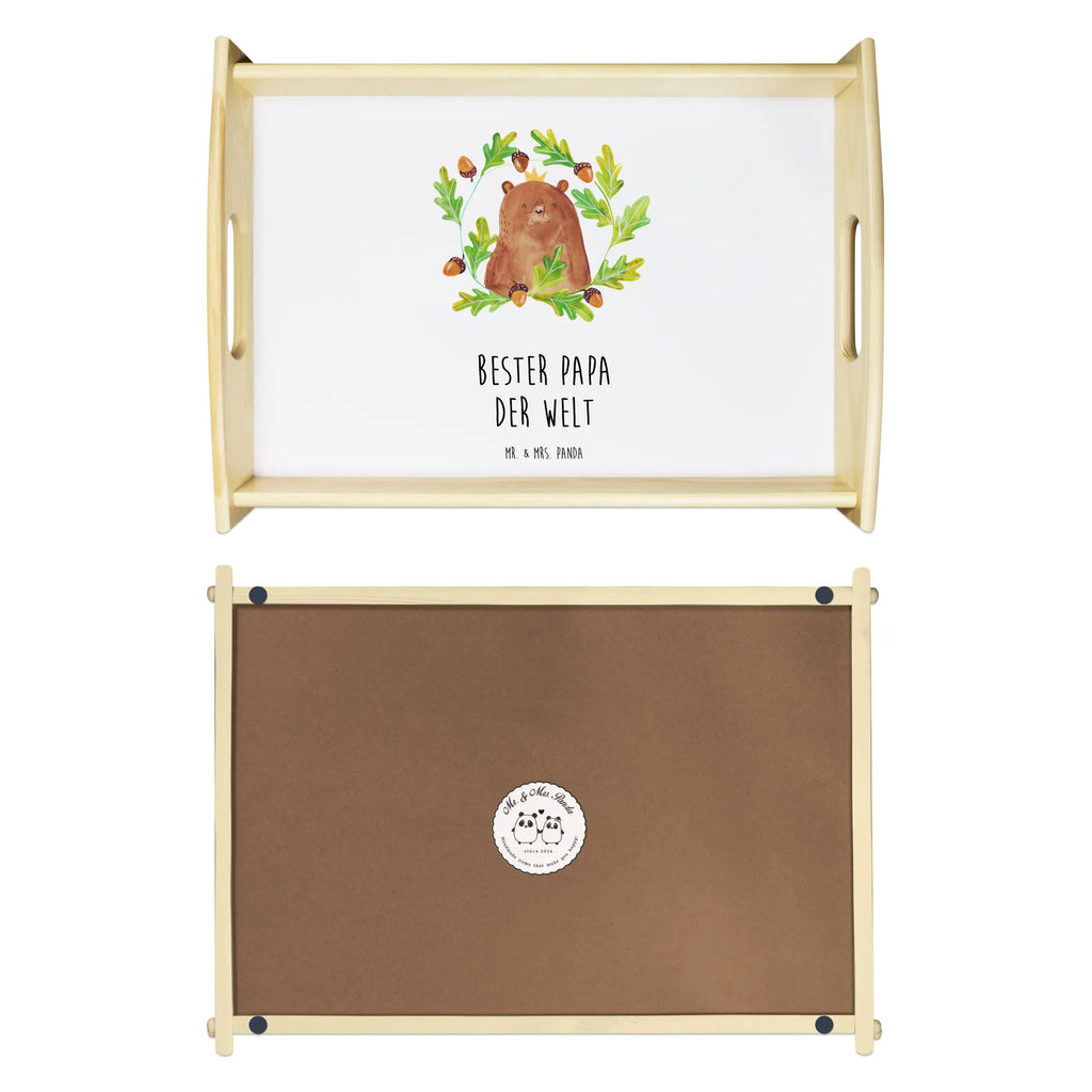 Serving tray bear king Dekotablett, Frühstückstablett, Holztablett, Küchentablett, Tablett, Serviertablett, Bär, Teddy, Teddybär, bester Vater, bester Papa, weltbester Papa, Vatertag, Papa, Vater, Papi, Dad, Daddy, Papa Bär