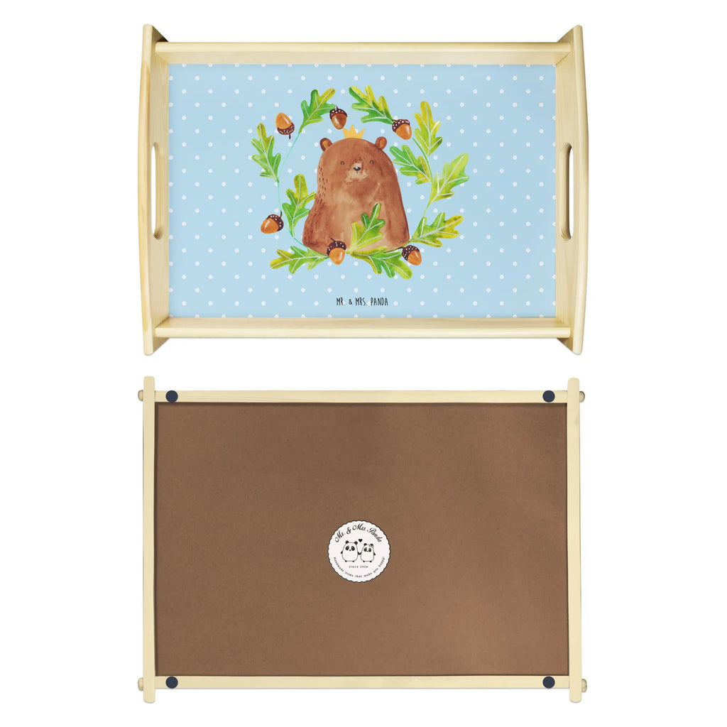 Serving tray bear king Dekotablett, Frühstückstablett, Holztablett, Küchentablett, Tablett, Serviertablett, Bär, Teddy, Teddybär, bester Vater, bester Papa, weltbester Papa, Vatertag, Papa, Vater, Papi, Dad, Daddy, Papa Bär