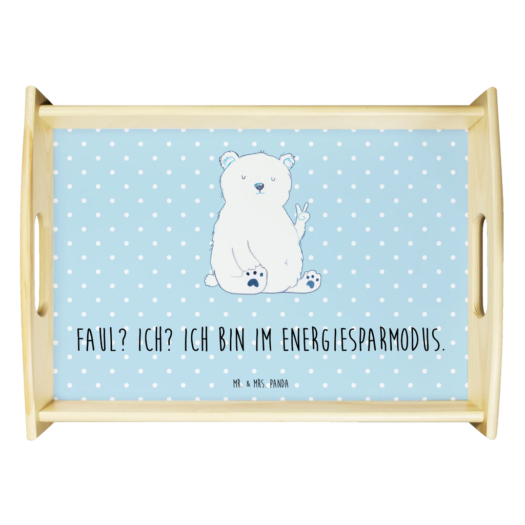 Serving tray Icebear Lazy Dekotablett, Tablett, Serviertablett, Holztablett, Küchentablett, Frühstückstablett, Bär, Teddy, Teddybär, Arbeit, Nordpol, Entspannen, Eisbär, Faul, Arbeitsplatz, Büro, Relaxen, Bürojob, Homeoffice
