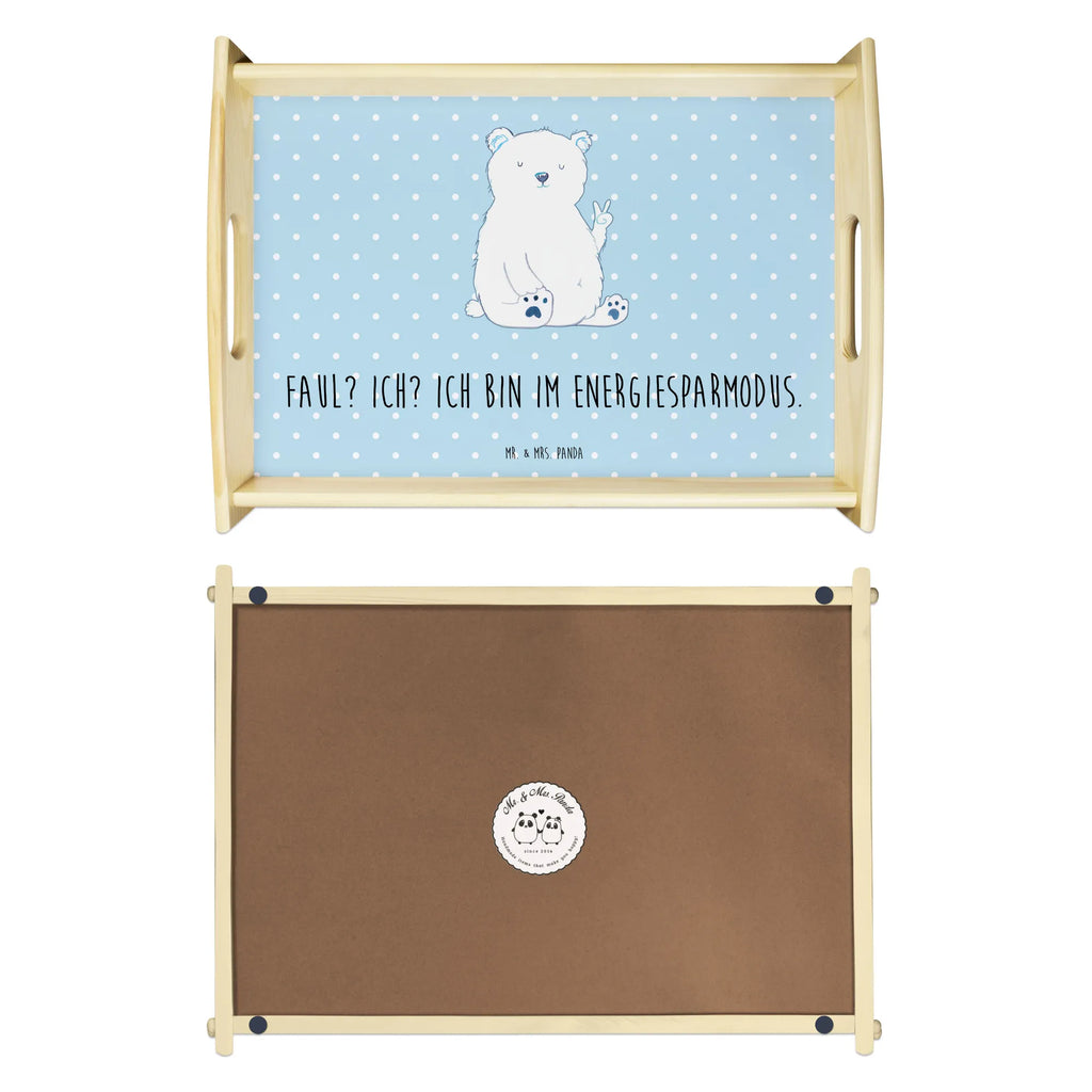 Serving tray Icebear Lazy Dekotablett, Tablett, Serviertablett, Holztablett, Küchentablett, Frühstückstablett, Bär, Teddy, Teddybär, Arbeit, Nordpol, Entspannen, Eisbär, Faul, Arbeitsplatz, Büro, Relaxen, Bürojob, Homeoffice