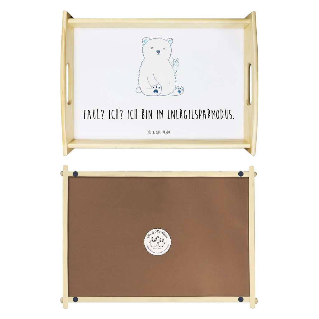 Serving tray Icebear Lazy Dekotablett, Tablett, Serviertablett, Holztablett, Küchentablett, Frühstückstablett, Bär, Teddy, Teddybär, Arbeit, Nordpol, Entspannen, Eisbär, Faul, Arbeitsplatz, Büro, Relaxen, Bürojob, Homeoffice