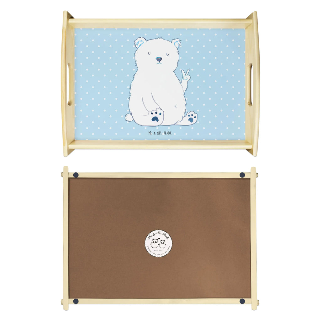 Serving tray Icebear Lazy Dekotablett, Tablett, Serviertablett, Holztablett, Küchentablett, Frühstückstablett, Bär, Teddy, Teddybär, Arbeit, Nordpol, Entspannen, Eisbär, Faul, Arbeitsplatz, Büro, Relaxen, Bürojob, Homeoffice