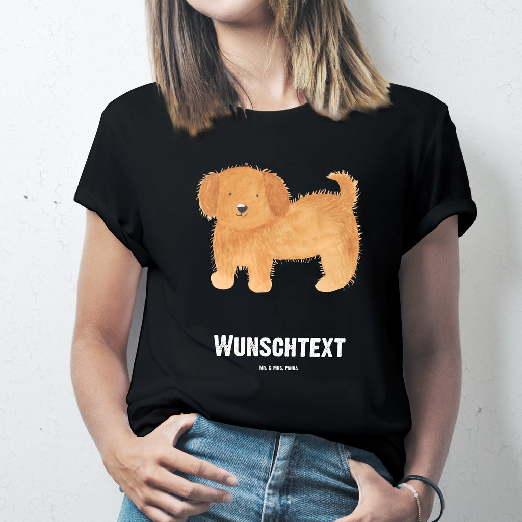 Personalisiertes T-Shirt Hund flauschig T-Shirt Personalisiert, T-Shirt mit Namen, T-Shirt mit Aufruck, Männer, Frauen, Wunschtext, Bedrucken, Hund, Hundemotiv, Haustier, Hunderasse, Tierliebhaber, Hundebesitzer, Sprüche, Hunde, Frauchen, Hundemama, Hundeliebe