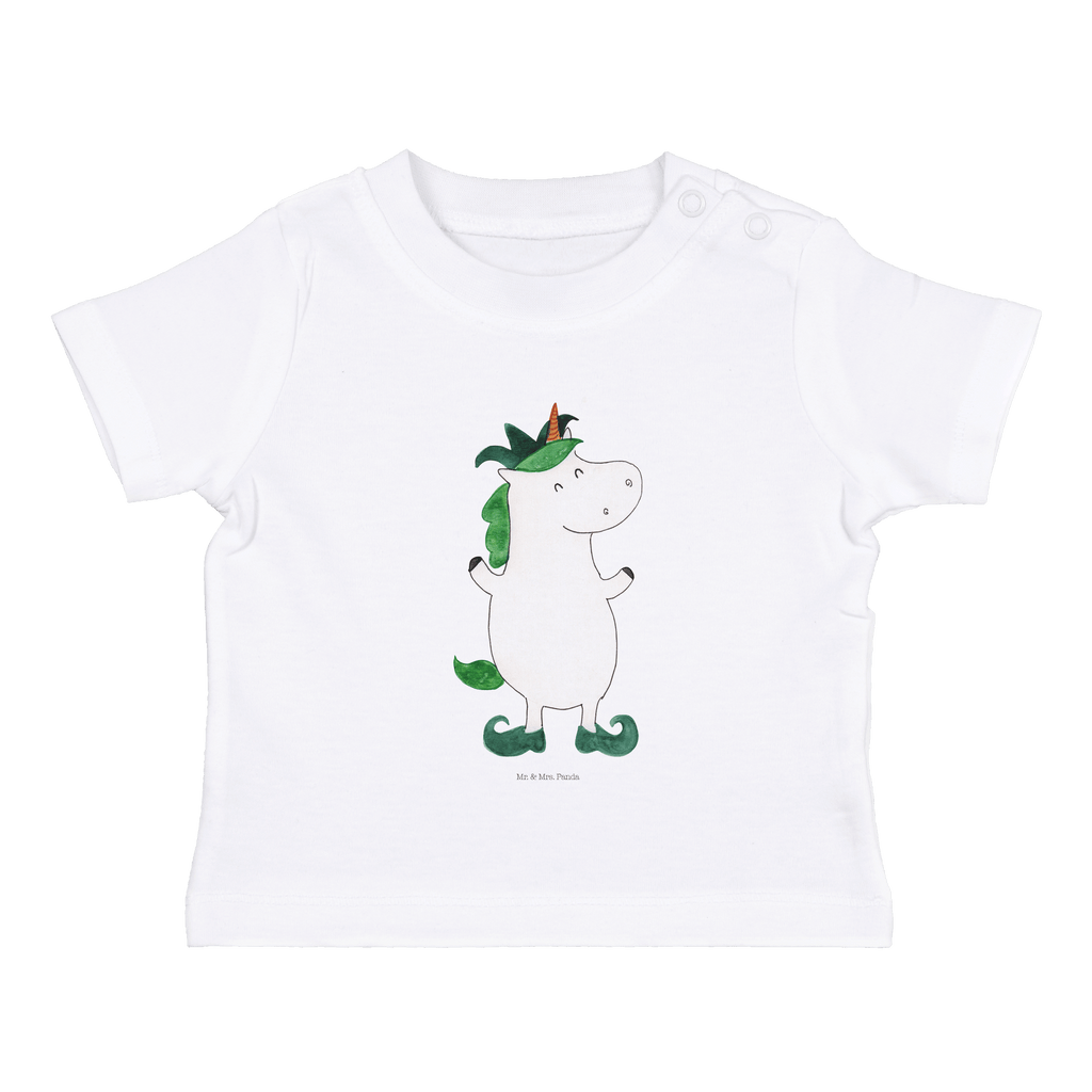 Organic Baby Shirt Einhorn Joker Baby T-Shirt, Jungen Baby T-Shirt, Mädchen Baby T-Shirt, Shirt, Einhorn, Einhörner, Einhorn Deko, Pegasus, Unicorn, Hofnarr, Kasper, Gaukler, Mittelalter